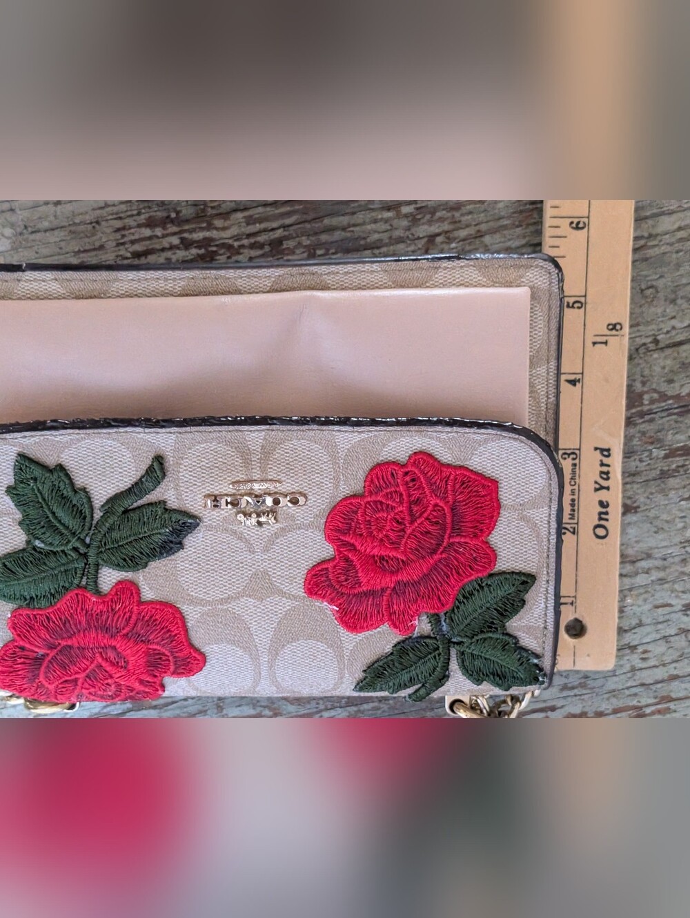 Coach Klare Rose Embroidered Crossbody Handbag - Picture 5 of 16